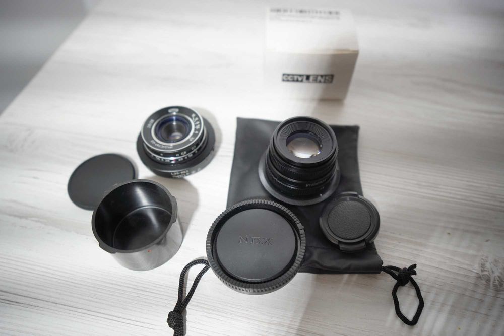 Об'єктиви Risespray 35/1.6 та Индустар-69 28/2,8 для Sony E-mount