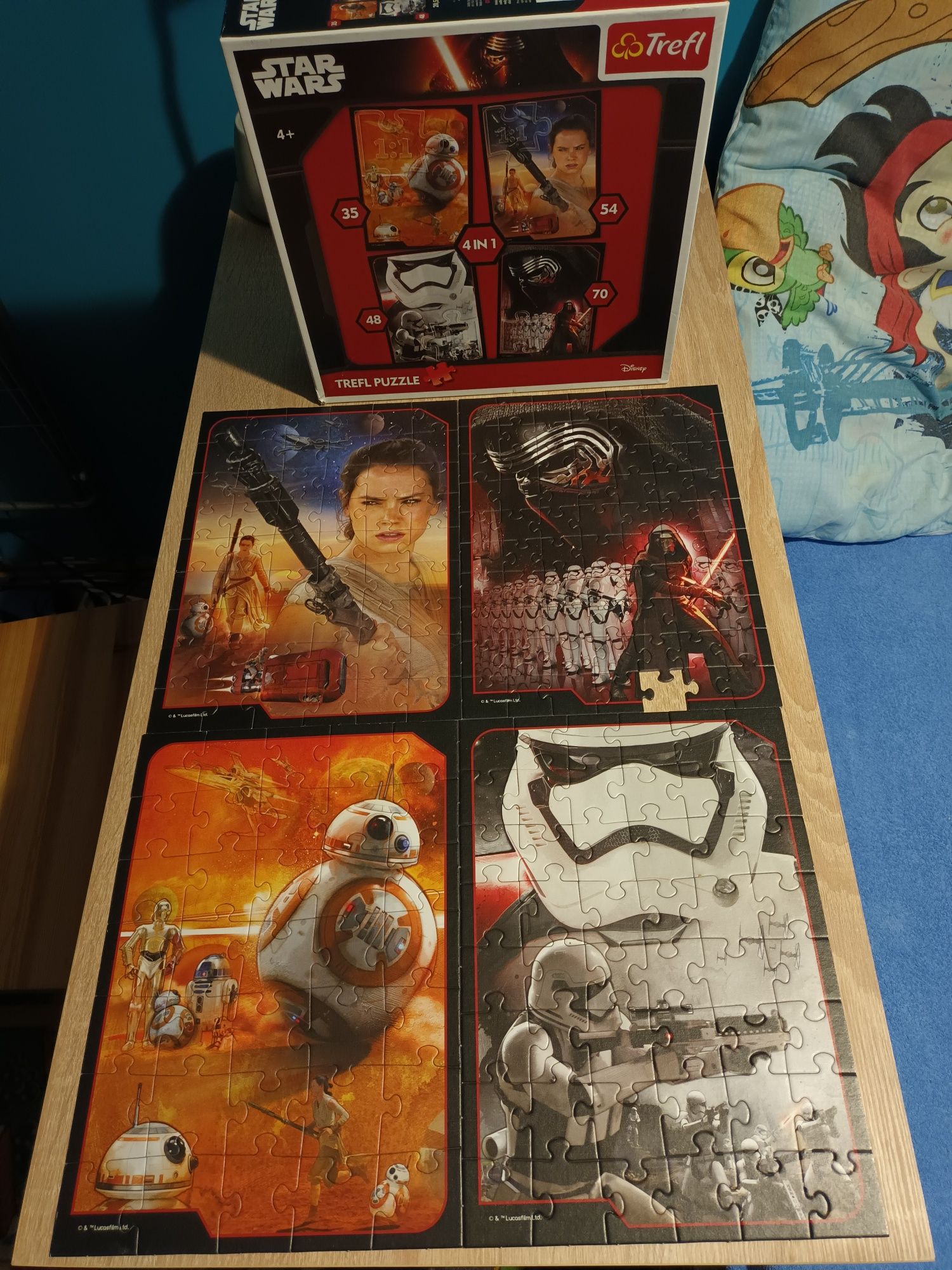 Puzzle 4 in 1 Star Wars