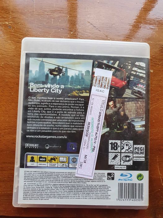 Grand theft auto 4 GTA 4 Ps3