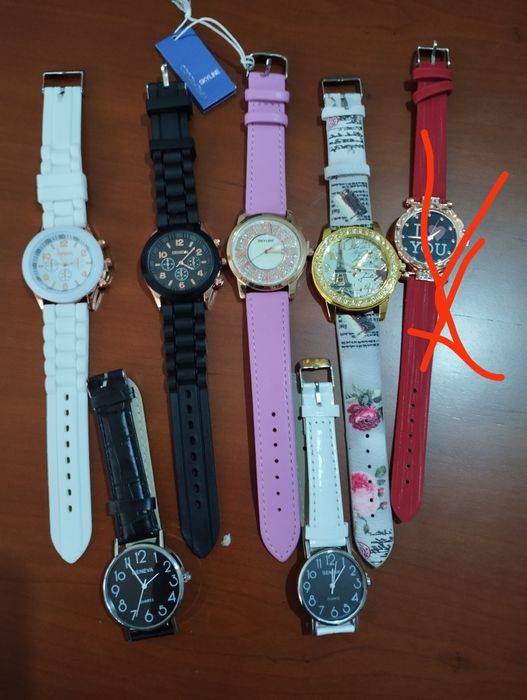 Relógios  tercos benzidos pulseiras etc