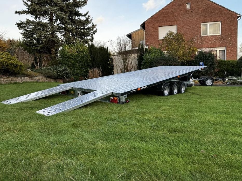 Wynajem laweta przyczepa 3.5t 6x2.16 uchylna pomoc drogowa autolaweta