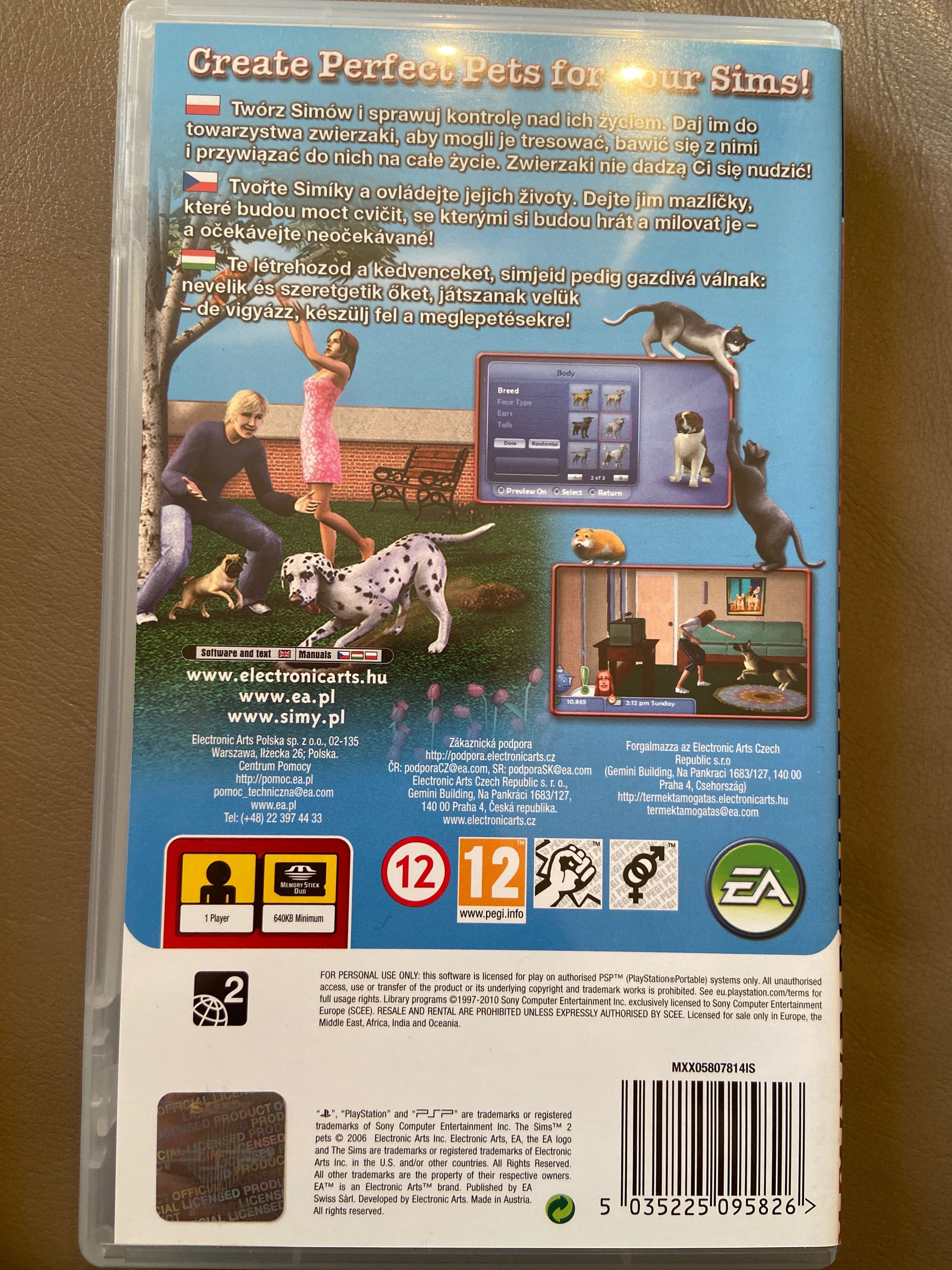 Gra PSP The Sims 2