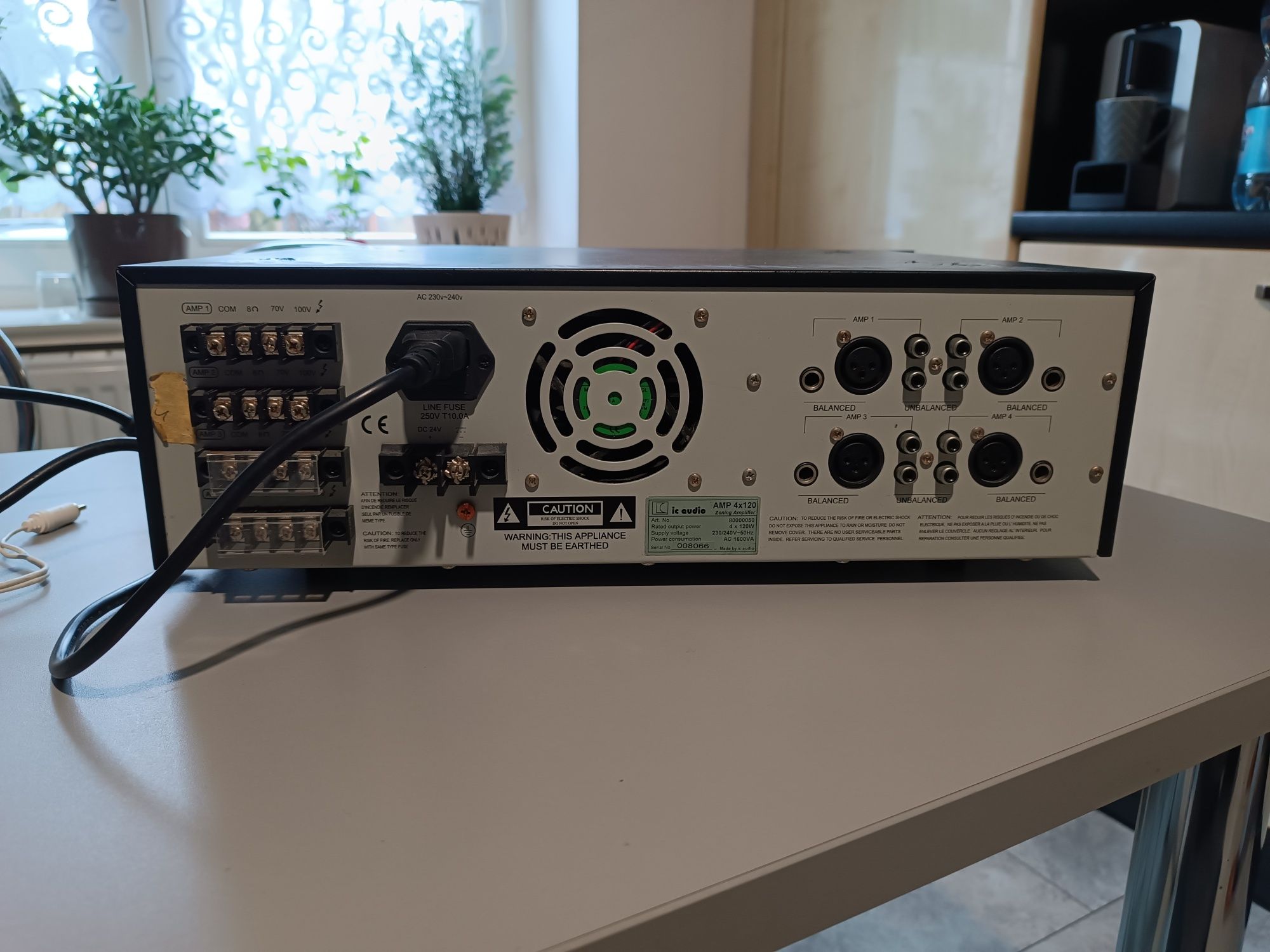 IC audio AMP 4X120 ZONING Amplifier