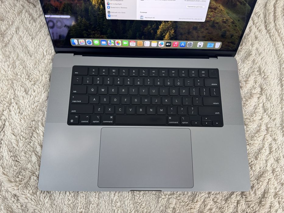 Ноутбук Apple MacBook Pro 16” Space Gray 2021 m1 16/512