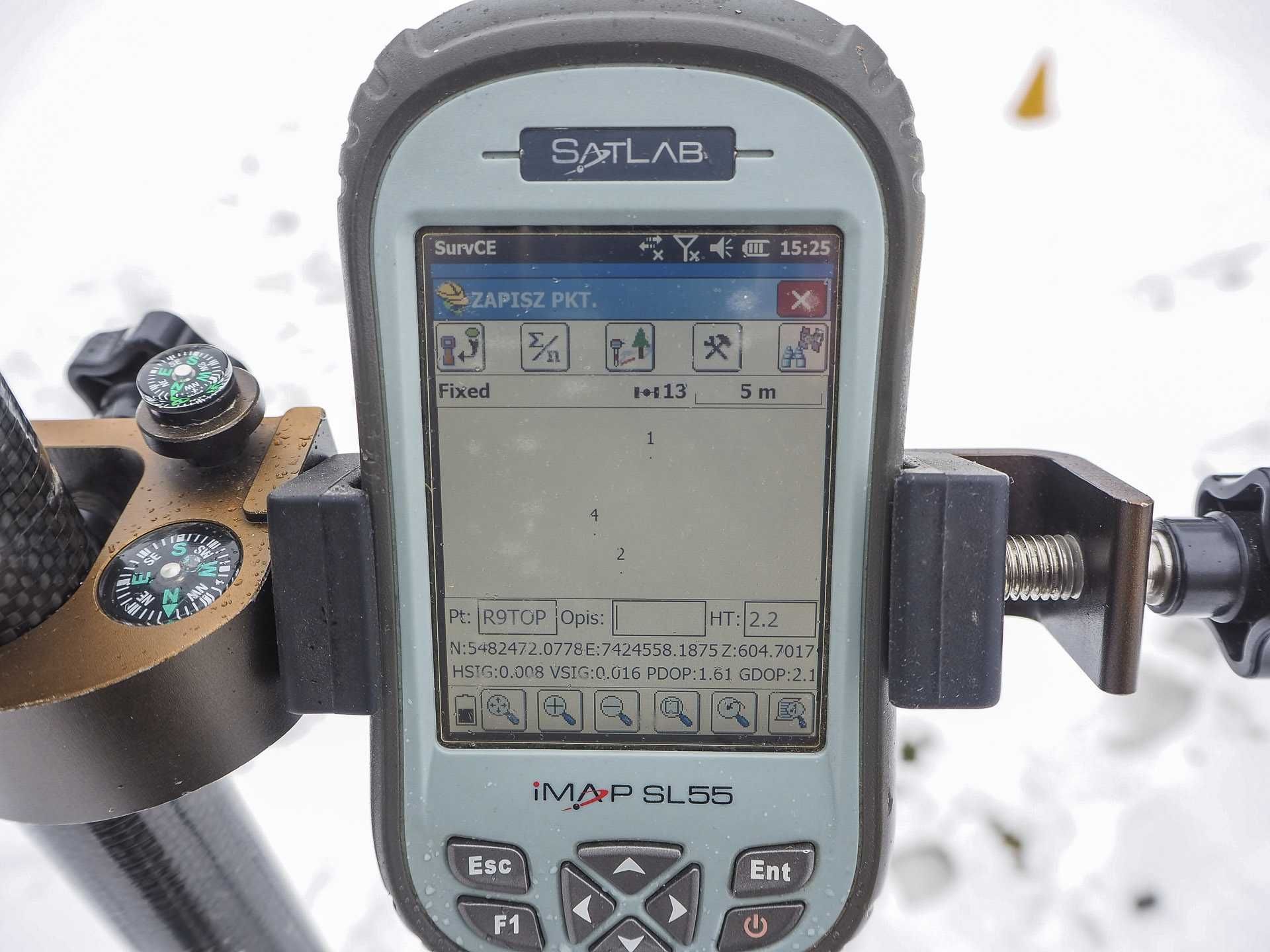 Satlab sl600 - odbiornik, zestaw gnss, geodezyjny.