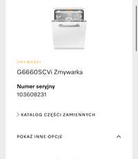 Miele zmywarka G6660SCVi Zmywarka plus front miele