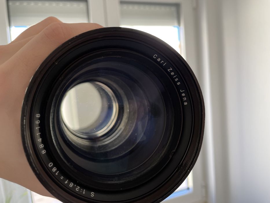 Carl Zeiss Jena 180mm F2.8 para Pentacon Six + adaptador Exakta