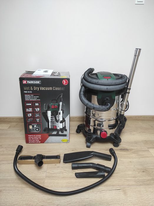 Odkurzacz przemysłowy Parkside PWD 30 b1, 1500 Watt.