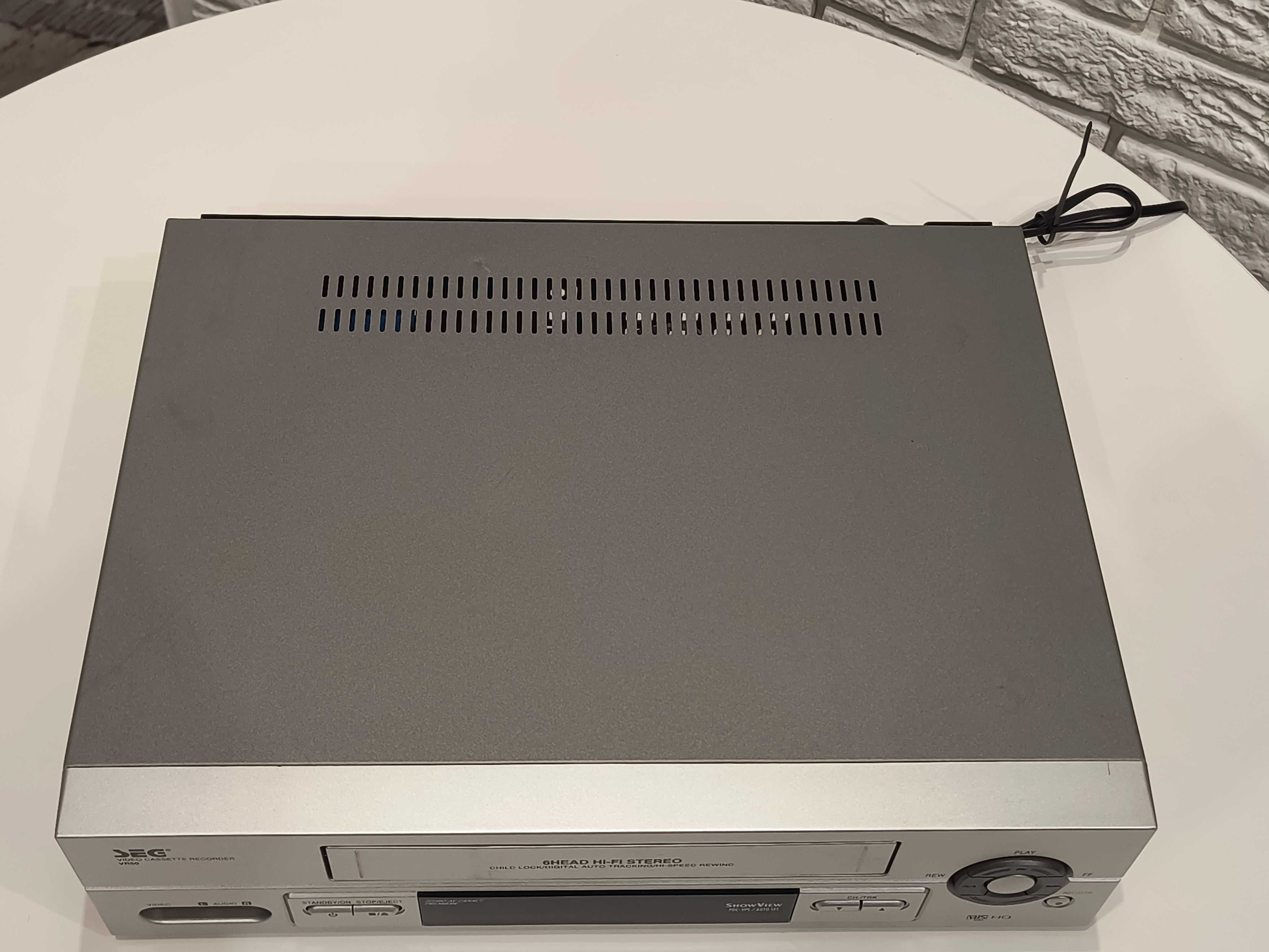 SEG VR50 / HI-FI Stereo / 6 Głowic / Magnetowid Video VHS