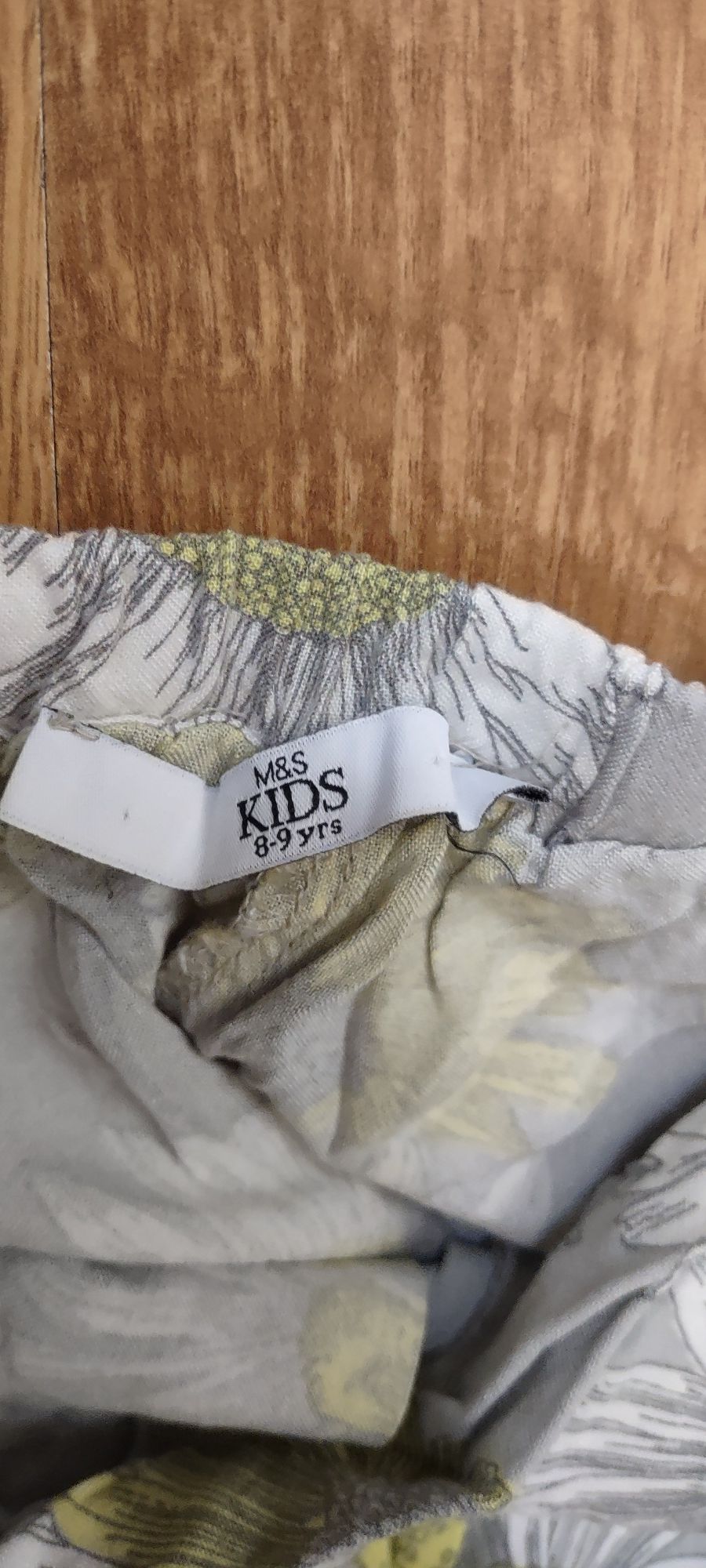 spodnie letnie M&S kids  128