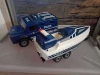 Playmobil  City Action 5187 Pojazd terenowy policji z motorówką