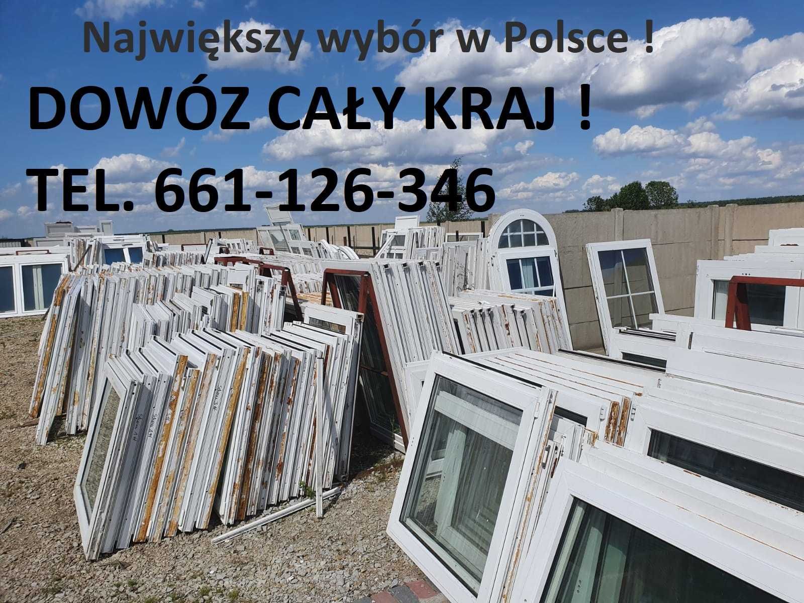 Okno używane z łukiem ze szprosem 107x196/202 Niemieckie DOWÓZ KRAJ