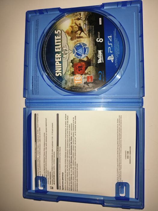 Gra Ps4 Sniper Elite 5 PL gry PlayStation 4 Crash Mafia Syberia GTA V