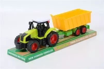 Traktor z przyczepą. TOYS Paweł Wojda. Nowy Produkt
