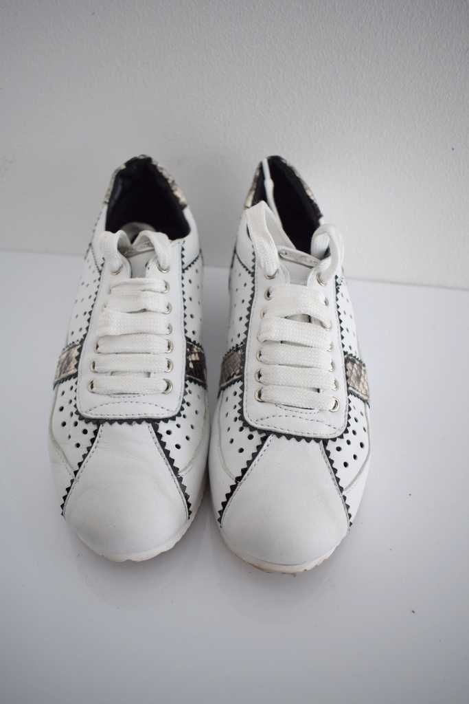 Rage Age Sneakersy buty białe skórzane 36