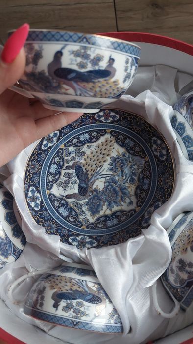 zestaw chińskiej porcelany chińska porcelana zastawa