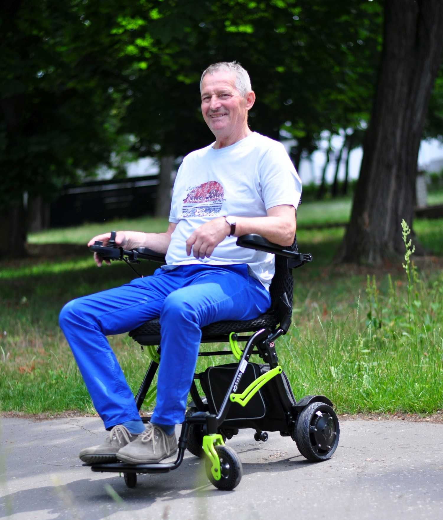 Ultralekki SMILE elektryczny wózek inwalidzki -tylko 20kg