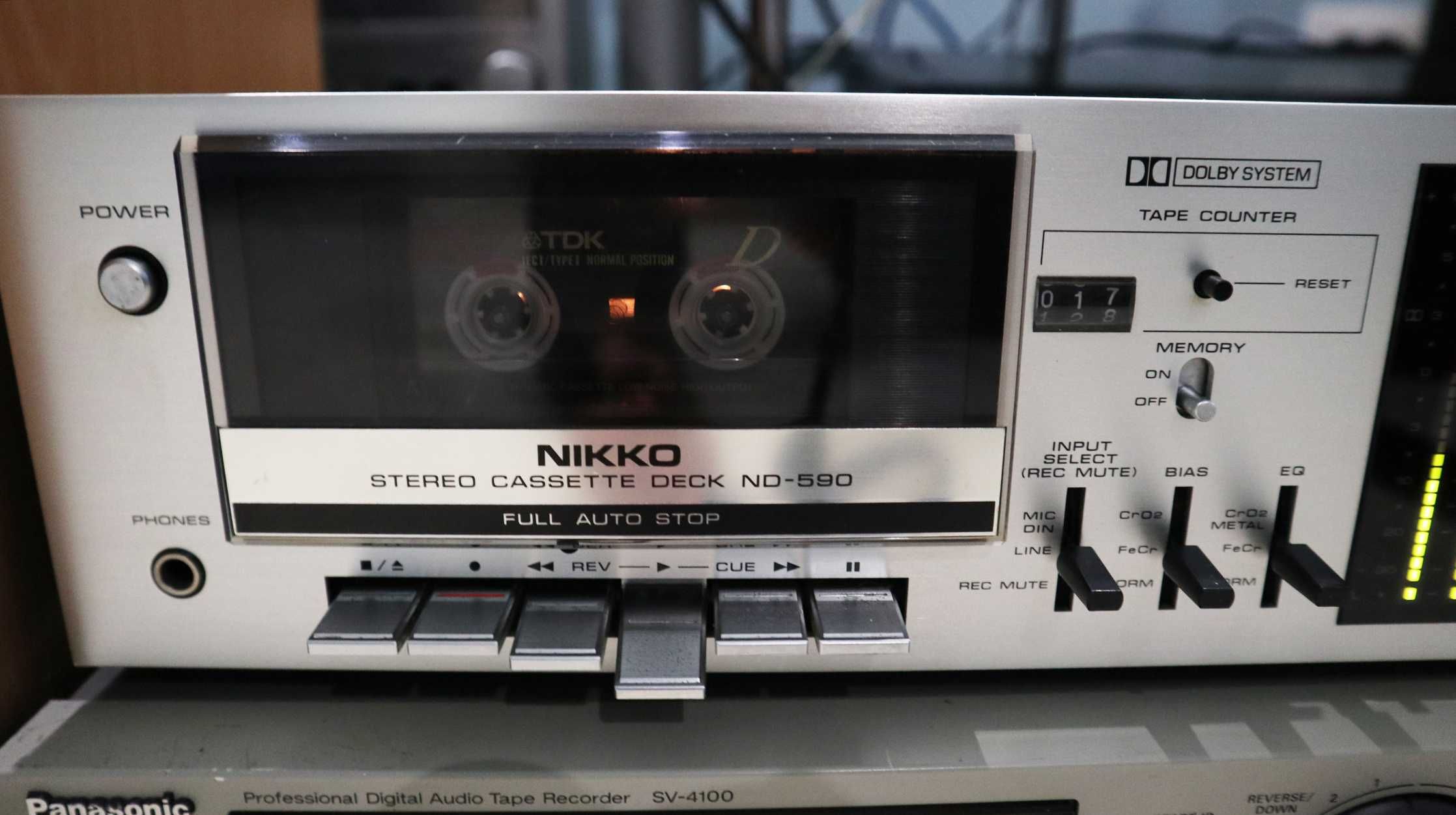 Кассетная дека NIKKO ND-590 Япония идеал