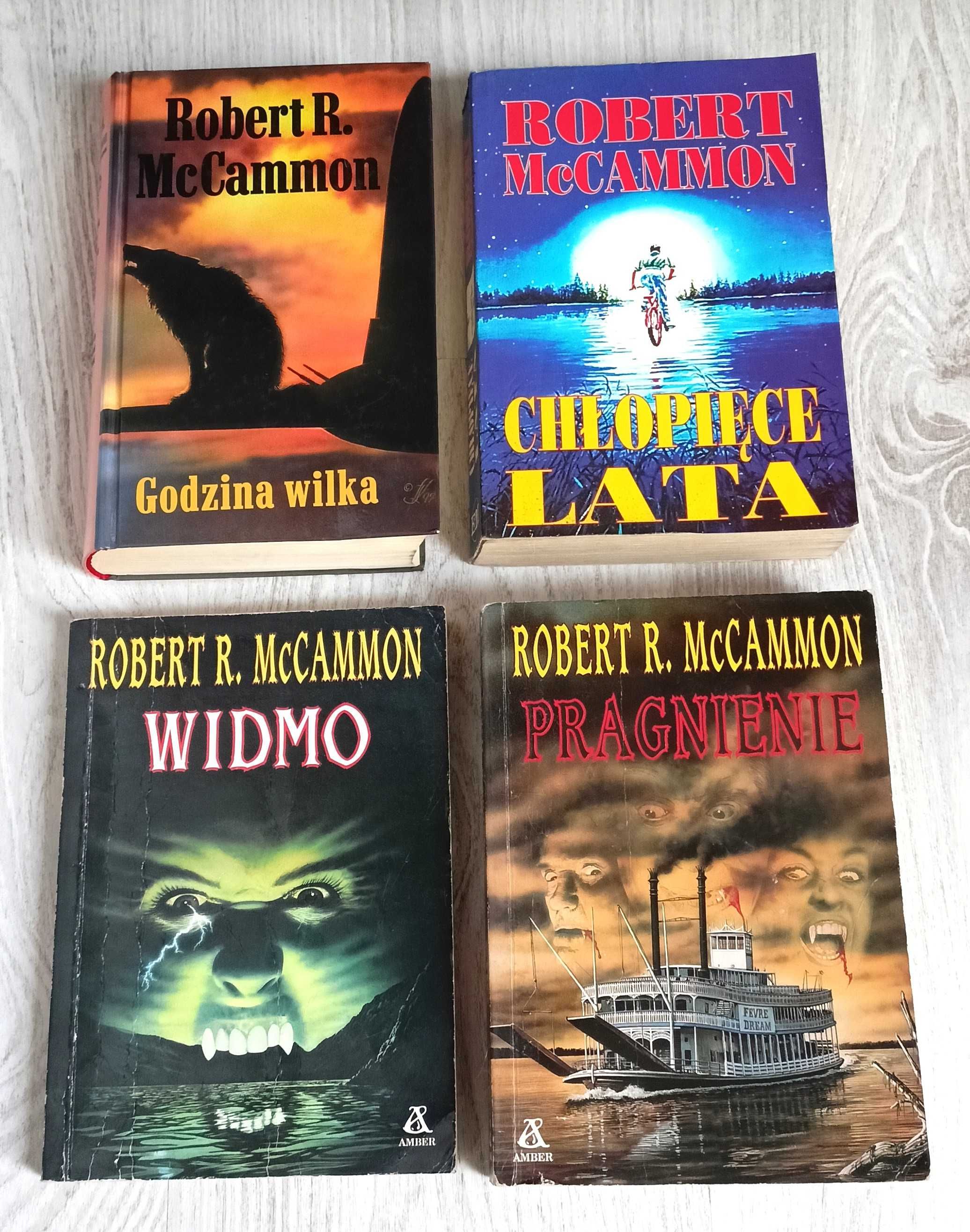 4x Robert McCammon Widmo + Chłopięce lata + Godzina wilka + Pragnienie