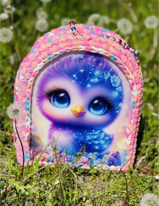 Яскравий рубзак для дівчинки принцеси ручна робота