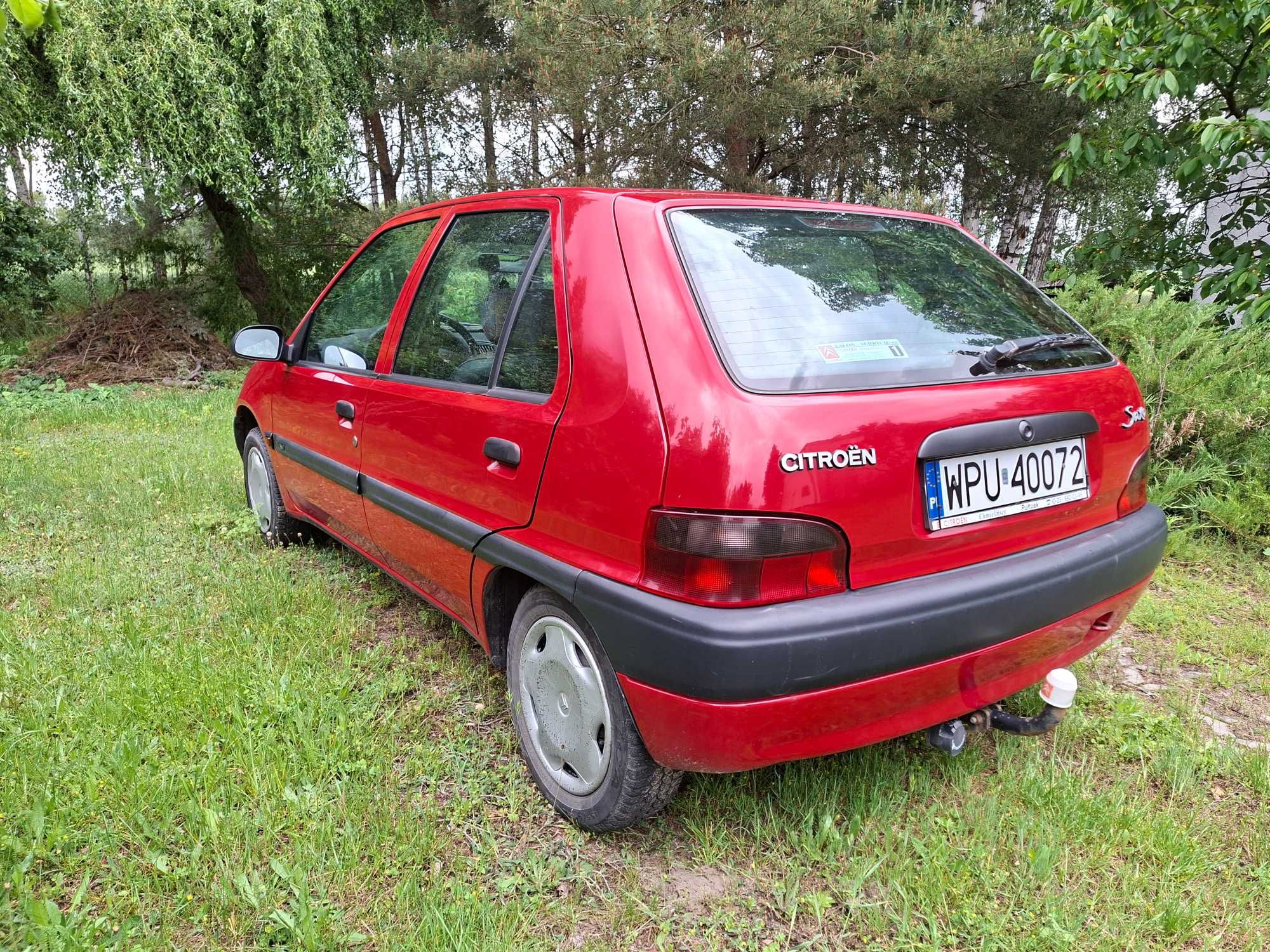 Citroen Saxo 1.1. Benzyna niski przebieg