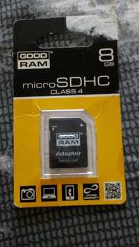 Адаптер micro SDHC class 4 8 GB с флешкой!