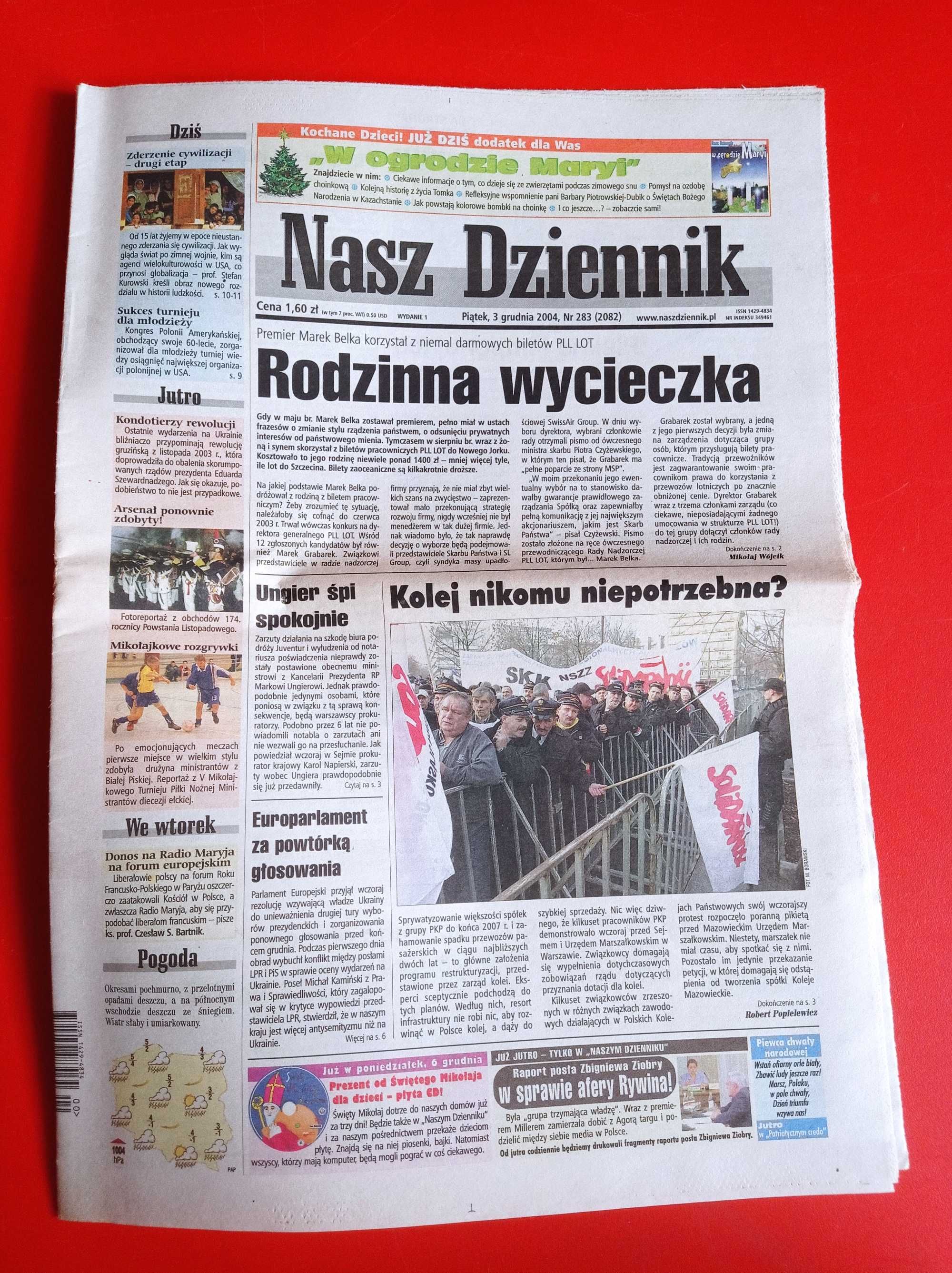 Nasz Dziennik, nr 283/2004, 3 grudnia 2004