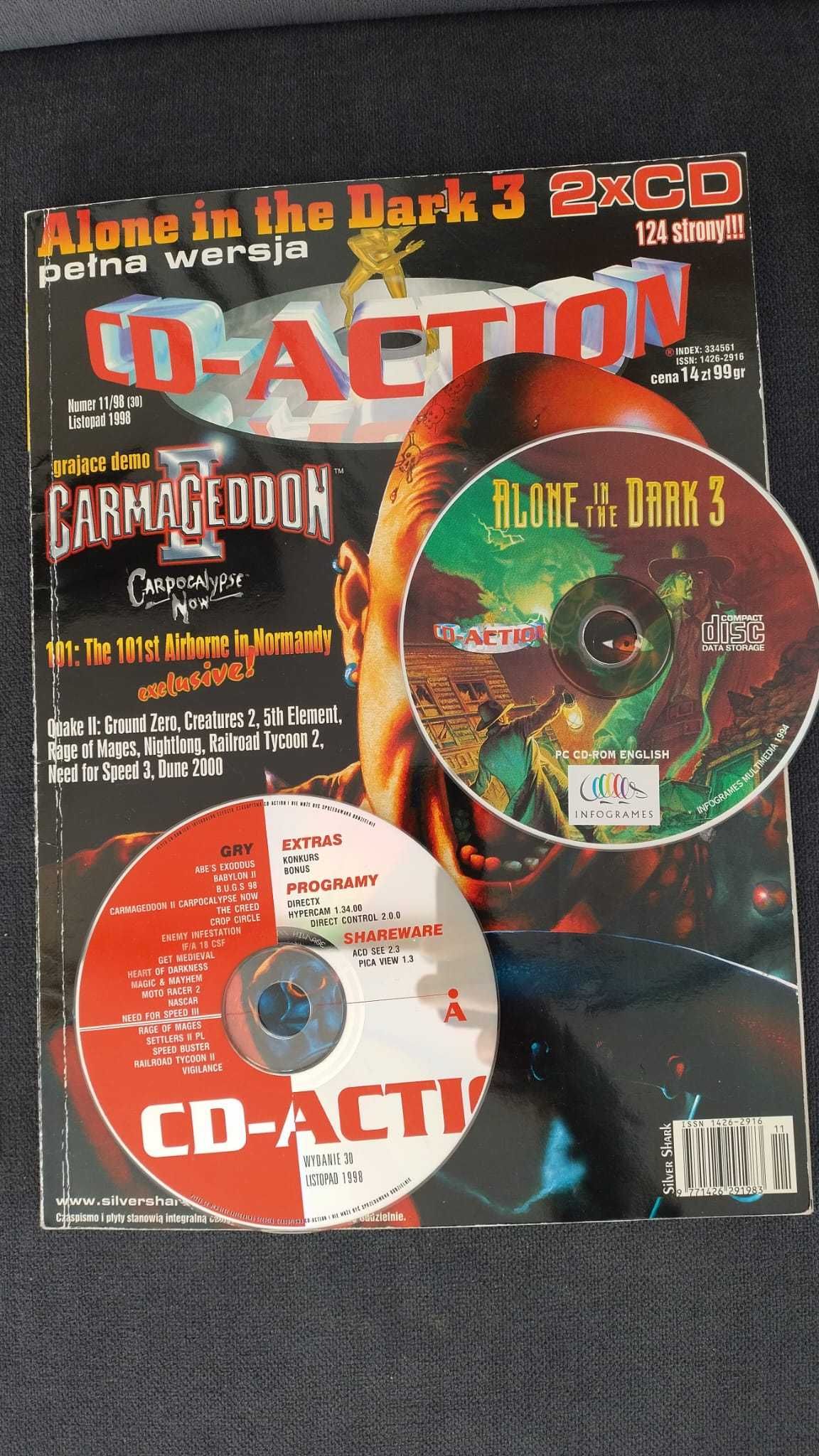 CD-Action 10, 11, 12 / 1998 (gazeta+płyty)