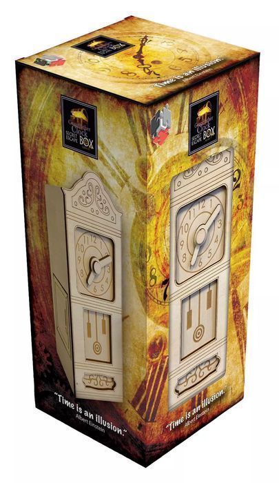 Łamigłówka Escape Box Grandfather Clock Secret poziom 4/4. EUREKA 3D