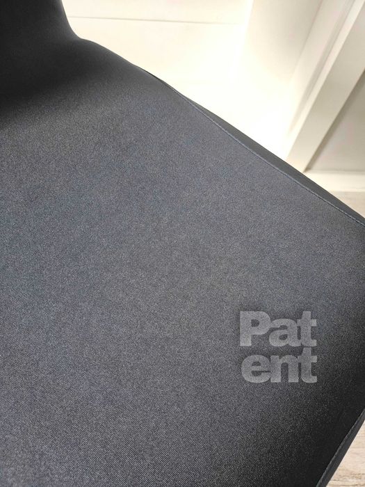 Pokrowce na krzesła grafitowe uniwersalne elastyczne 4 sztuki