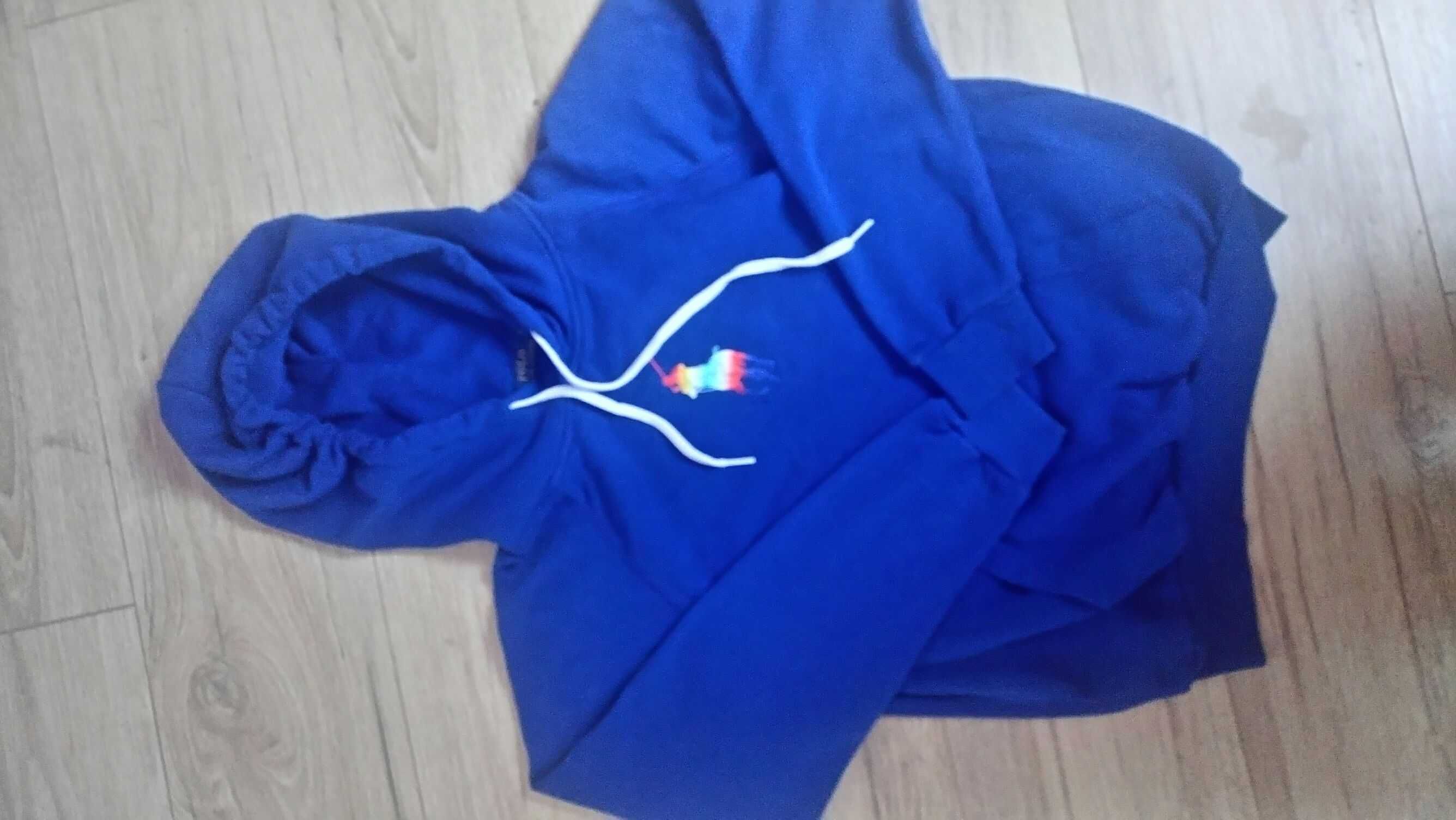 Bluza Polo Ralph Lauren. Nowa. Niebieska / Granatowa z kolorowym logo