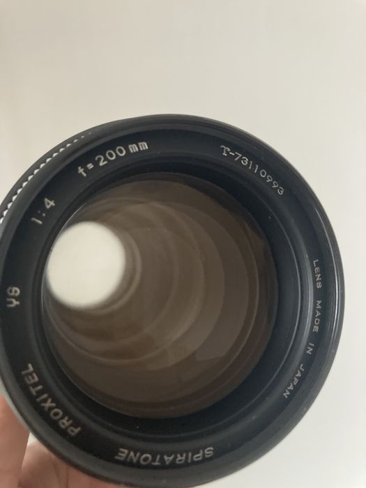 Обʼєктив Spiratone 200mm f4, М42, під ремонт