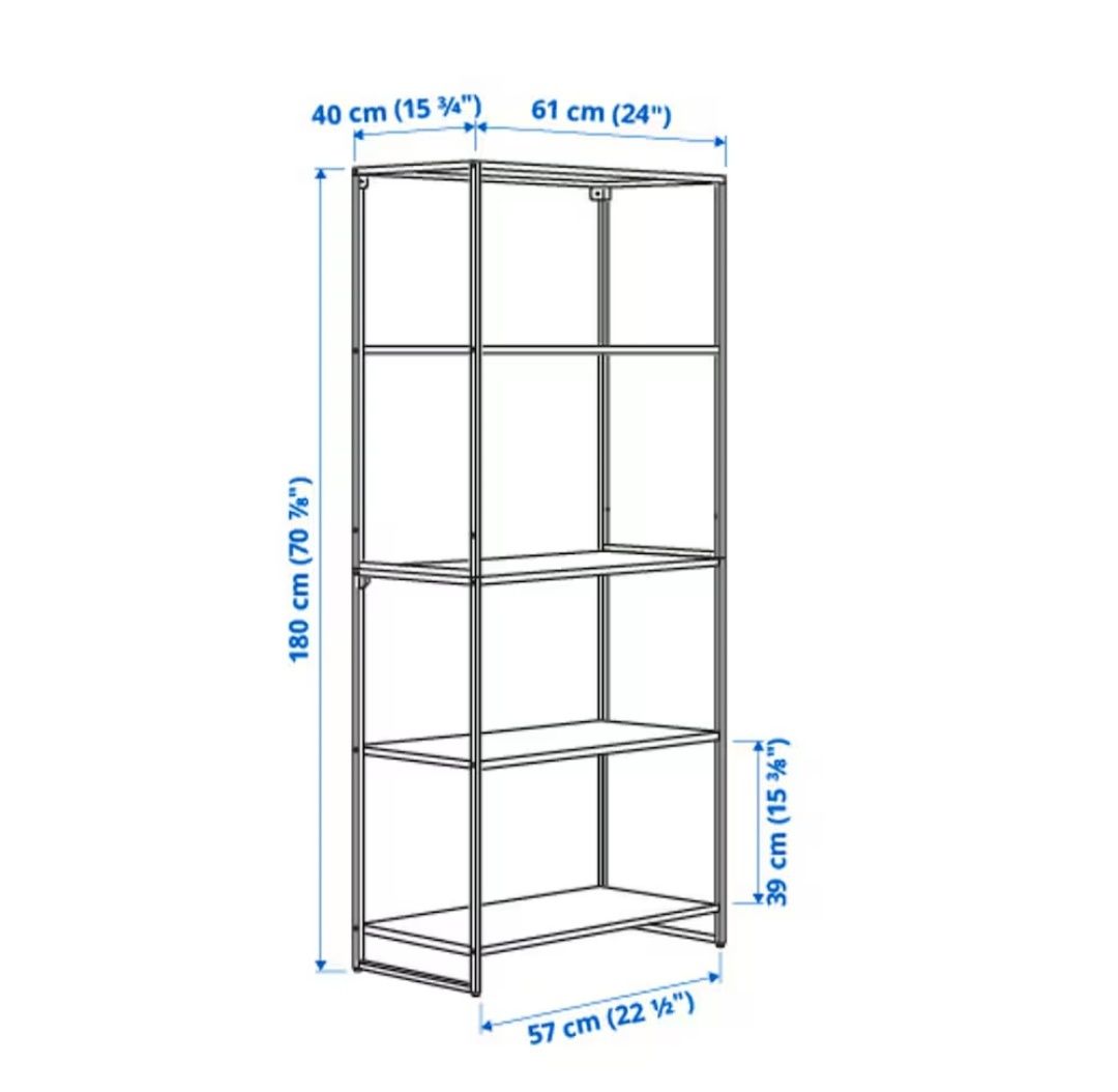 Estante metálica branca
Estante, interior/exterior/metal branco, 61x40