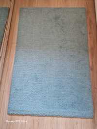 Turkusowy dywan z krótkim włosiem, 60 x 90 cm