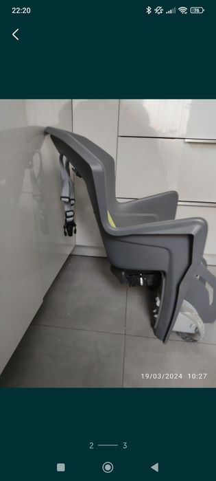 Cadeira bicicleta para suporte traseiro