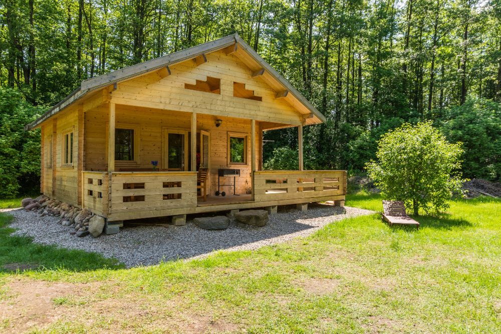 Domek na Polanie nad jeziorem Mazury 100% brak sąsiadów 20m do jeziora