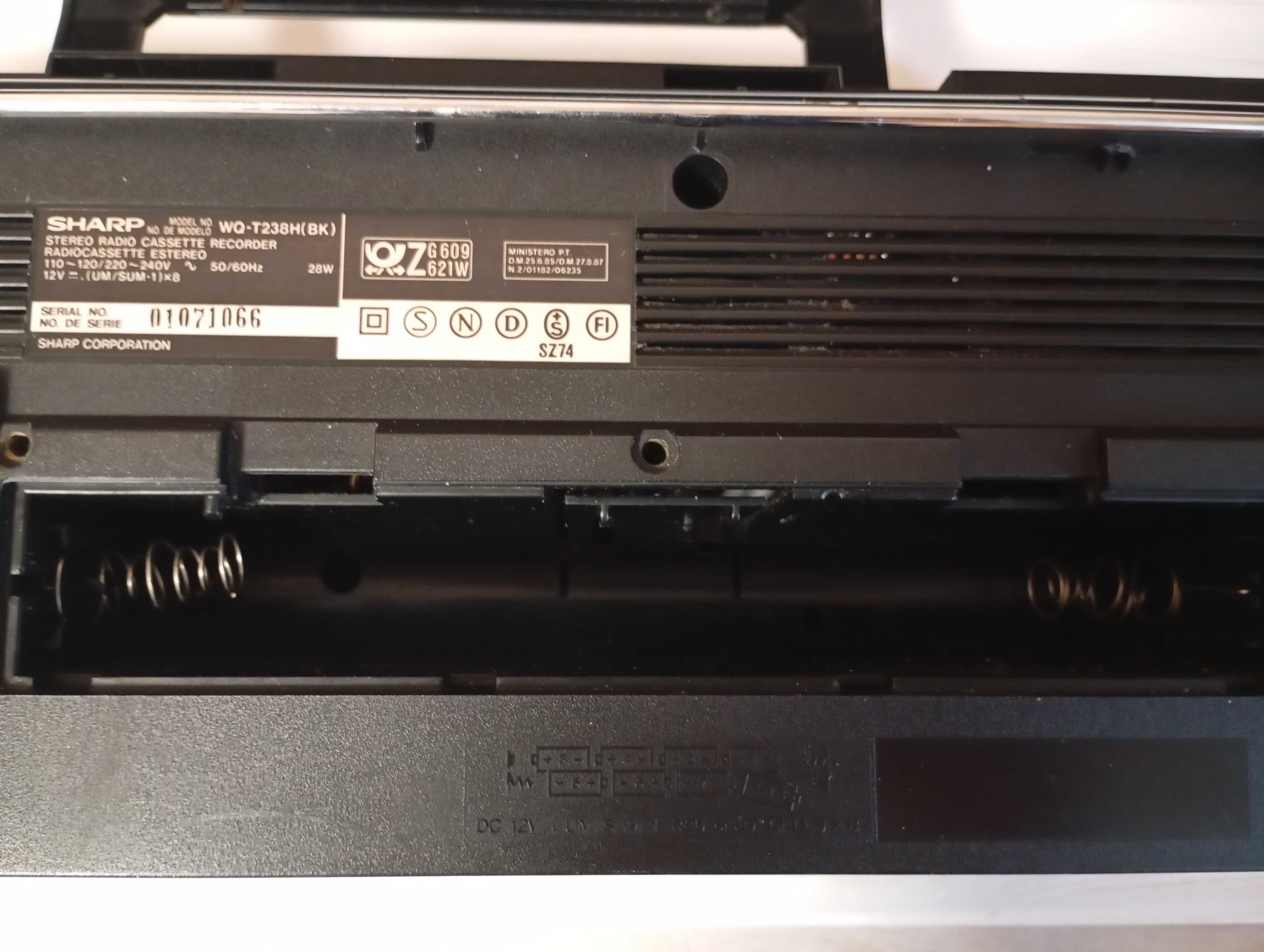 SHARP WQ-T237(238BK) TWIN 2-х касетный