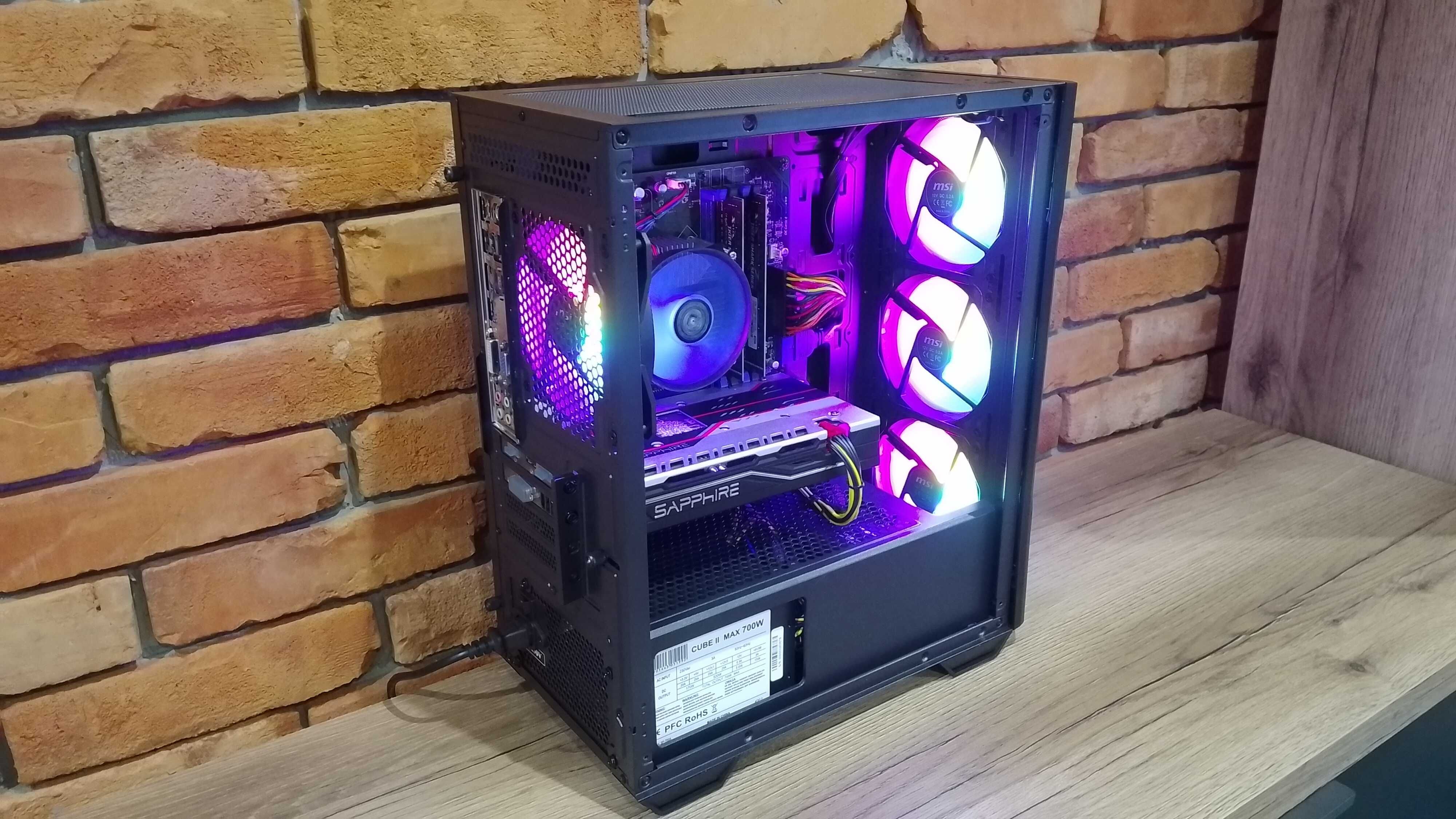 ZESTAW GAMINGOWY CORE i5 , RX-580, 16GB, 512-SSD, WIN10, GW-24m