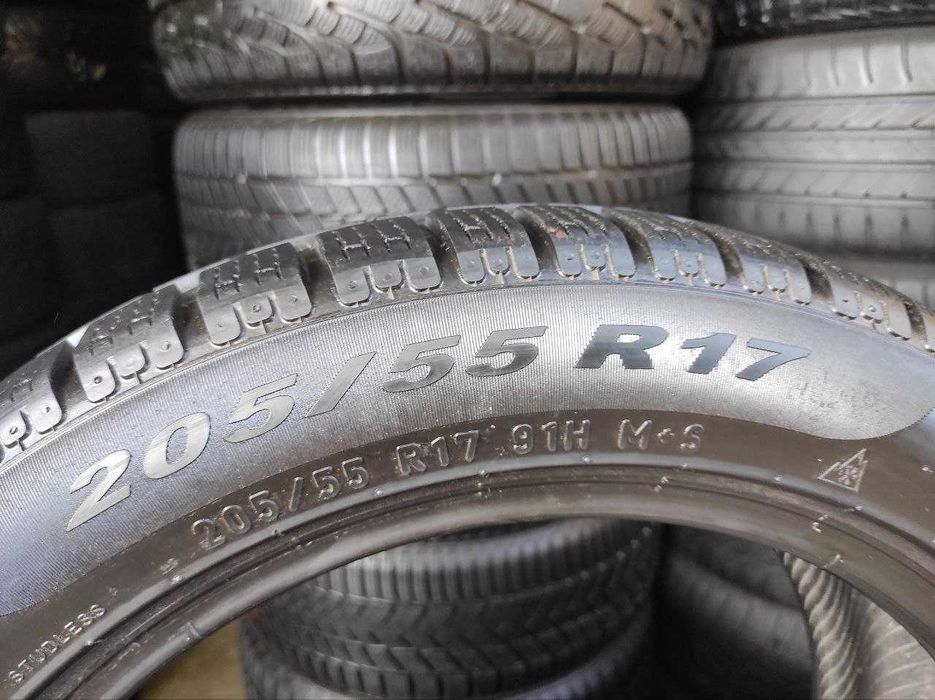 Pirelli Sottozero Winter 2 205/55r17 2шт, 6мм, ЗИМА Привез из Германии