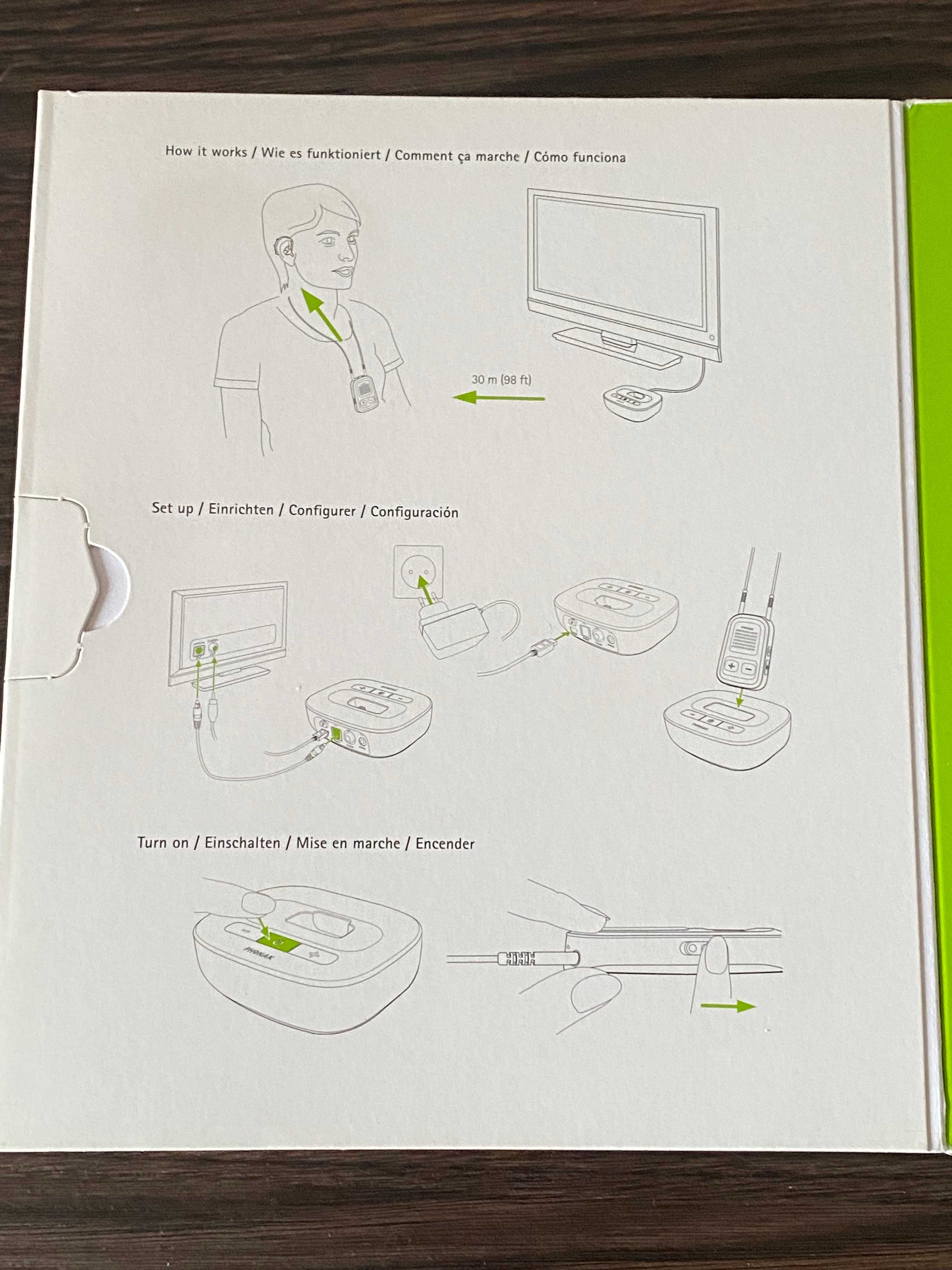 Zestaw Phonak ComPilot II  Bluetooth służące do aparatów słuchowych