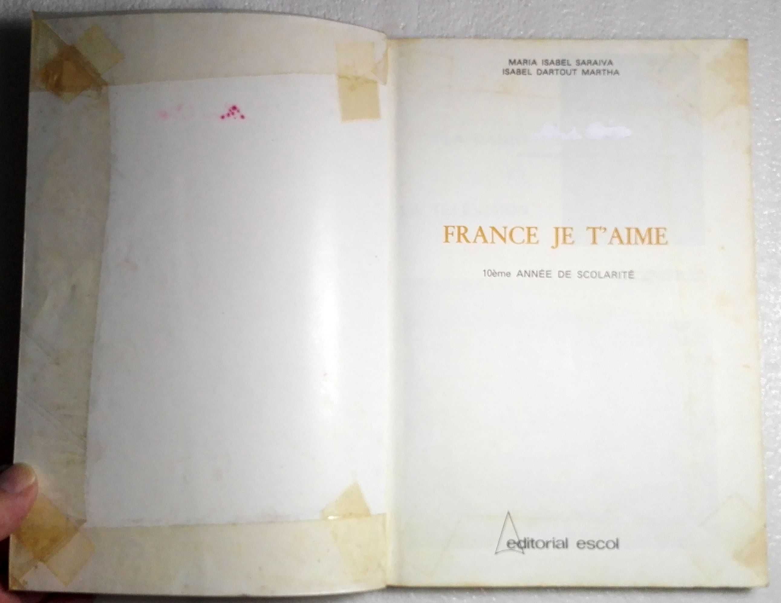 Livro France Je T’aime - 10ª Année