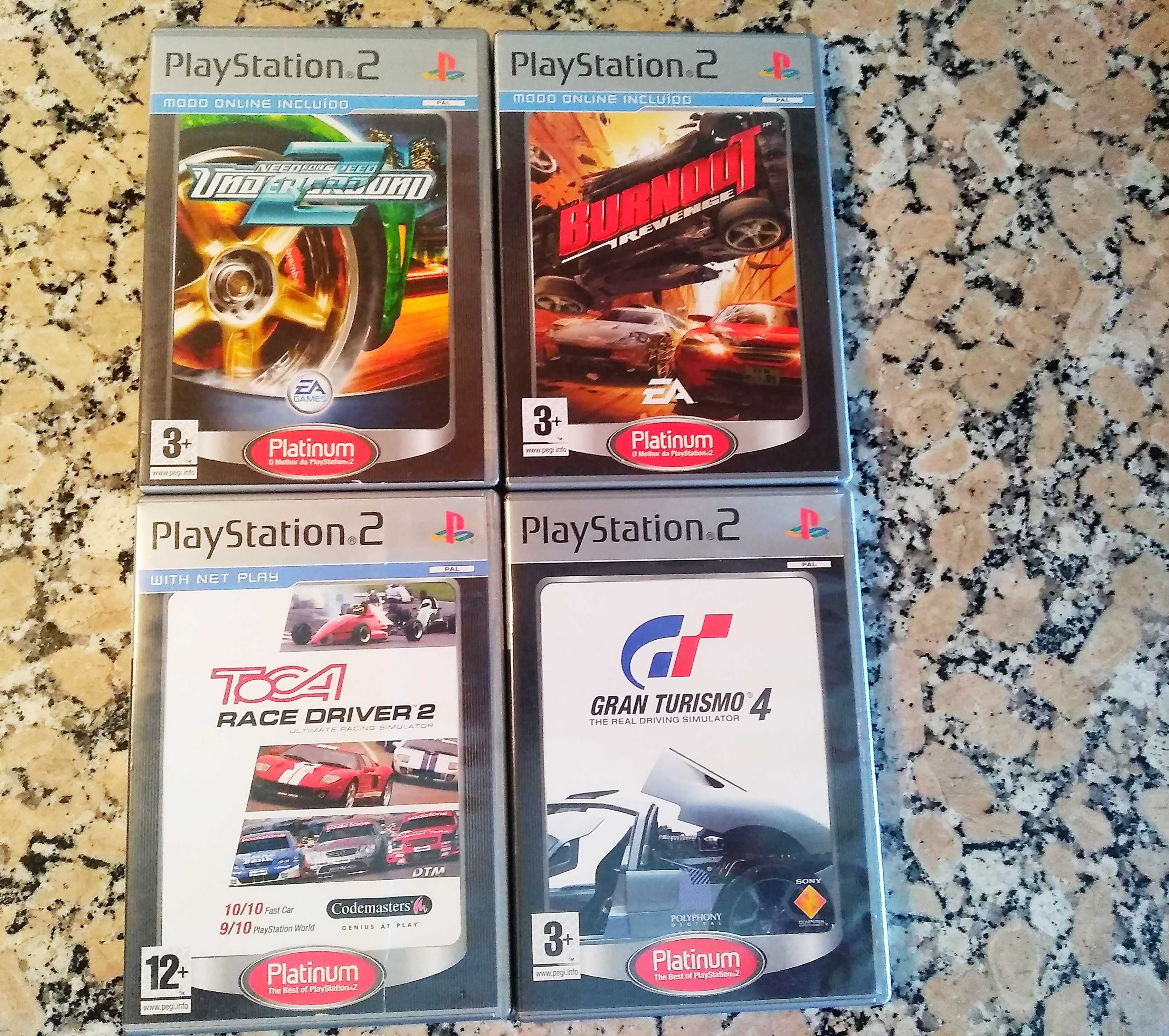 Jogos PS 2 e PC.
