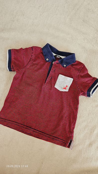 Koszulka polo z kołnierzykiem krotki rękawek george 86