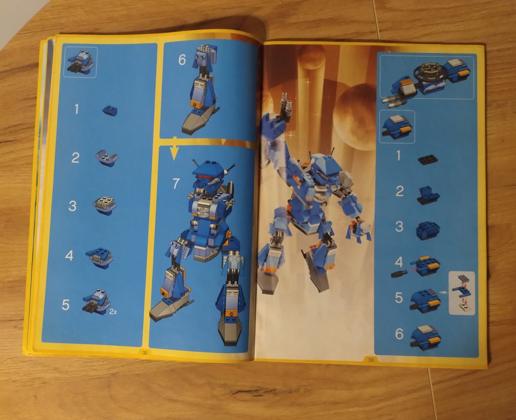 Lego 4099 - Instrukcja z pomysłami budowy robotów/mechów