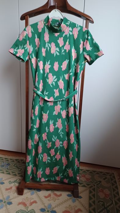Vestido Zara estampado