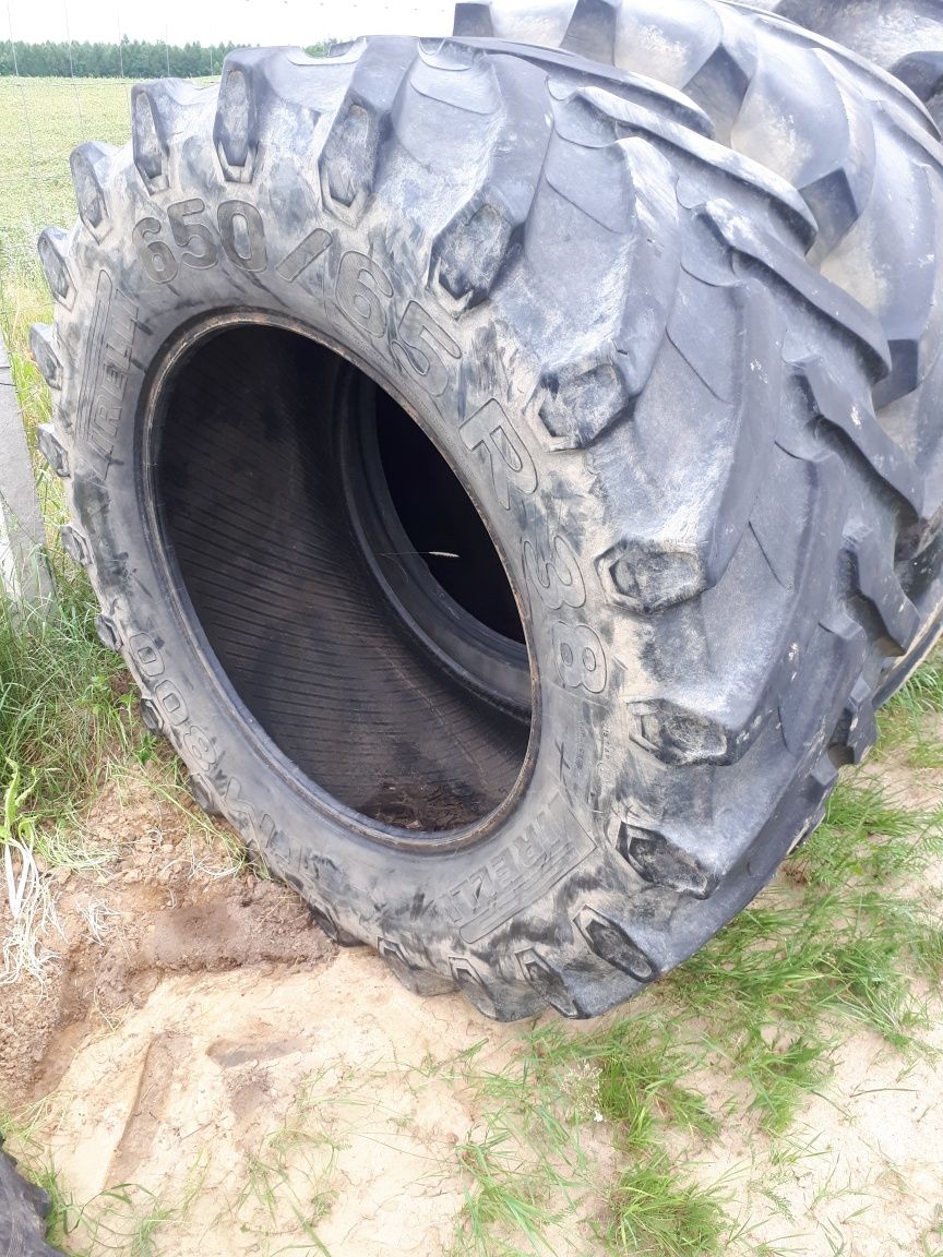 Opony rolnicze 650/65 R - 38 PIRELLI TM800 zdrowe bez napraw Radial