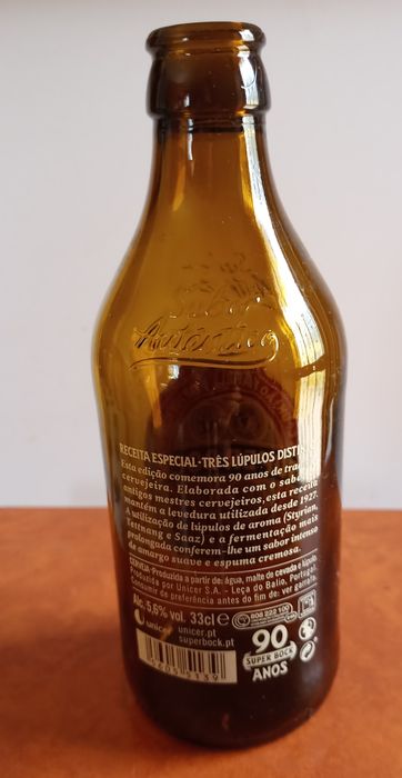 Garrafa cerveja Super Bock