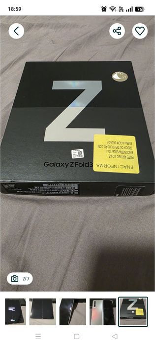 Samsung Z Fold 3 5G*12GB/512GB*