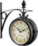 NOWY Industrialny ZEGAR dworcowy styl LOFT Retro Vintage z JYSK