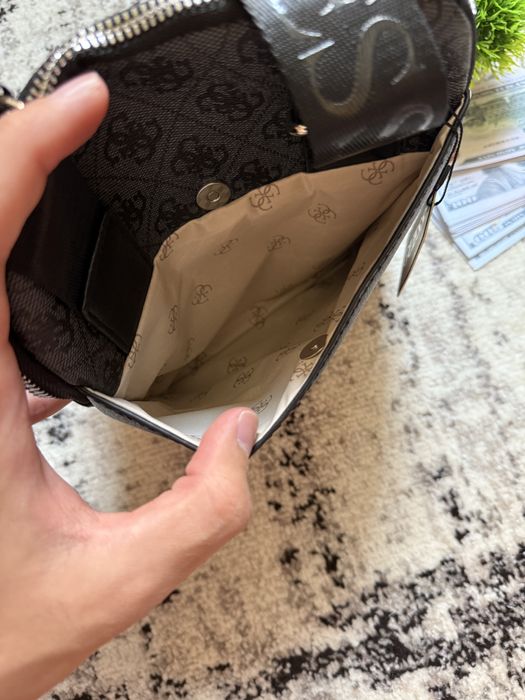 ‼️Сумка чоловіча через плече Guess Vezzola Cross Body, Сумка гуес